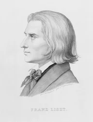 Franz Liszt, gravé par Gonzenbach